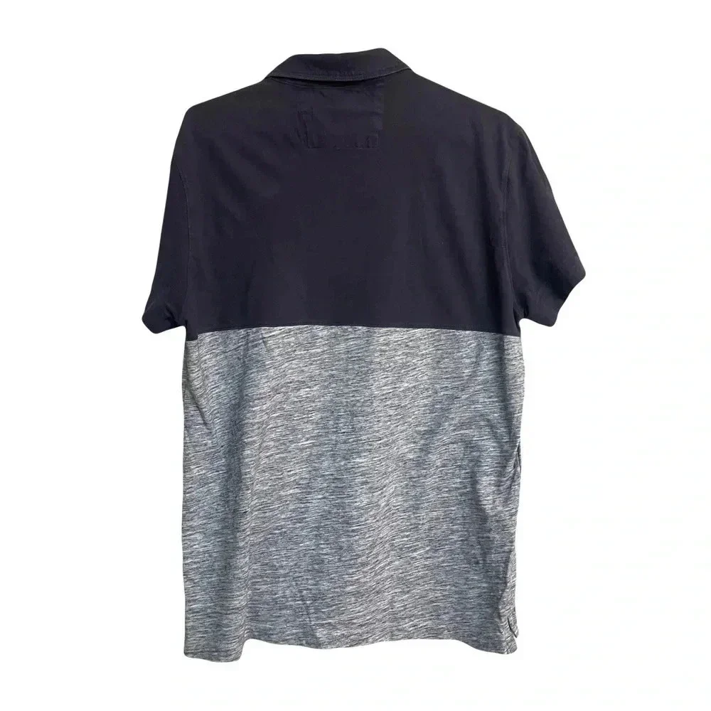 Banana Republic men’s navy/gray golf shirt size large